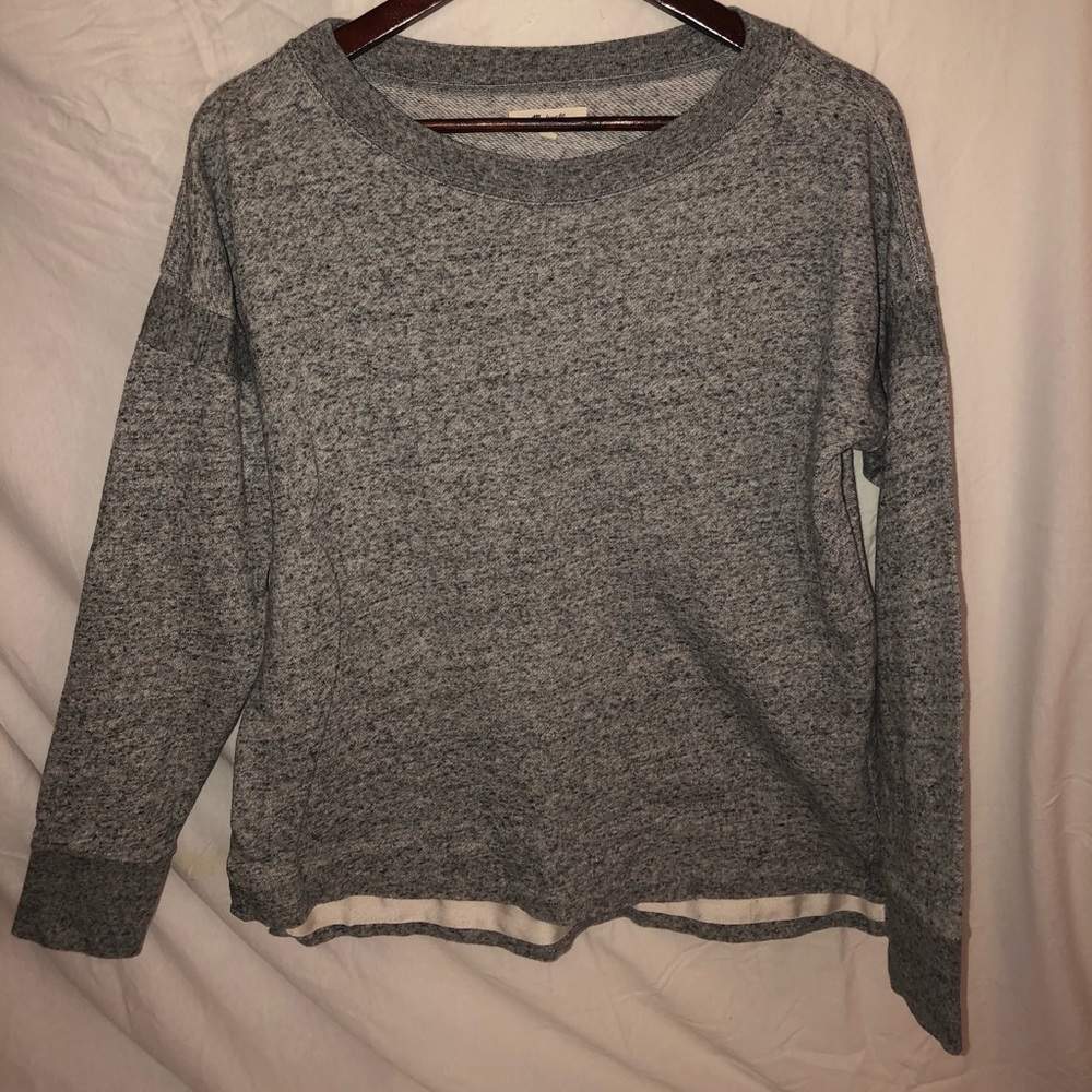 Heather Grey Madewell Sweater.